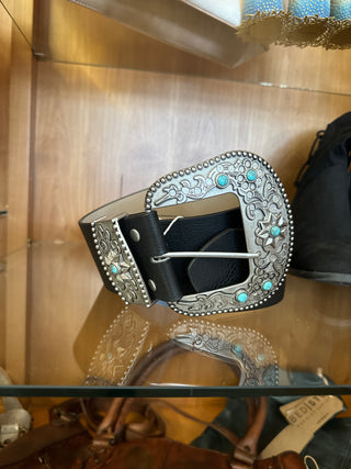 Rodeo Radiance Buckle & Black Belt